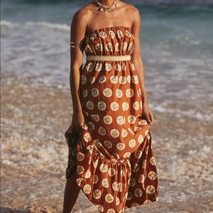 NWT - Free People Leanna Bandeau Midi Dress - XS